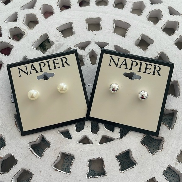 🌿 NAPIER Earring Stud Bundle, NWT - Picture 1 of 4